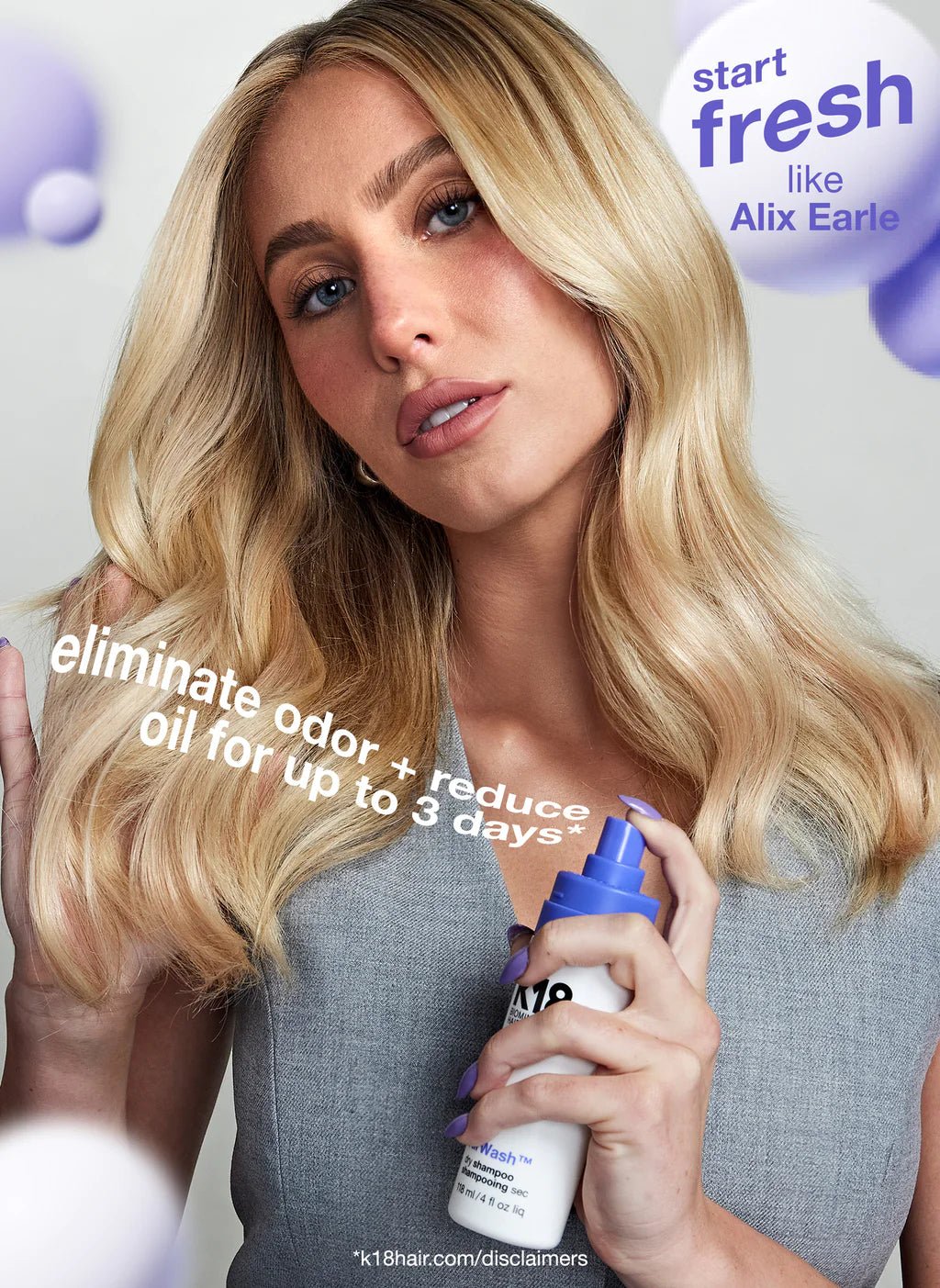 K18 AirWash™ Dry Shampoo - Skin Love Cream