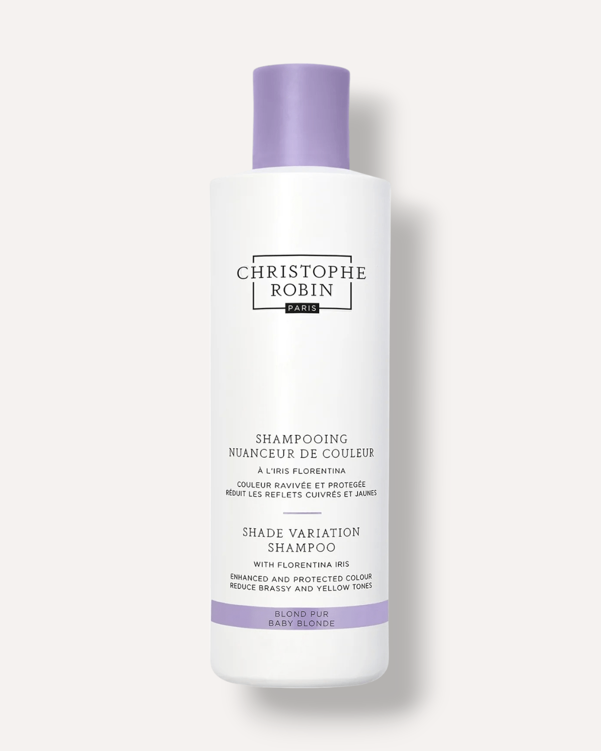 Christophe Robin Shade Variation Shampoo With Florentina Iris Baby Blonde - Skin Love Cream