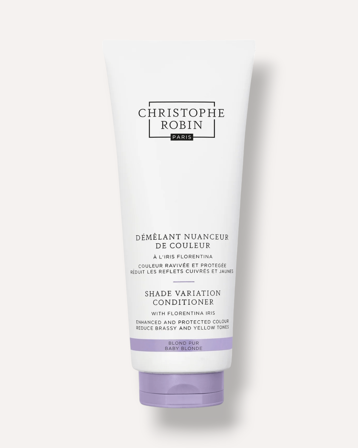 Christophe Robin Shade Variation Conditioner With Florentina Iris Baby Blonde - Skin Love Cream