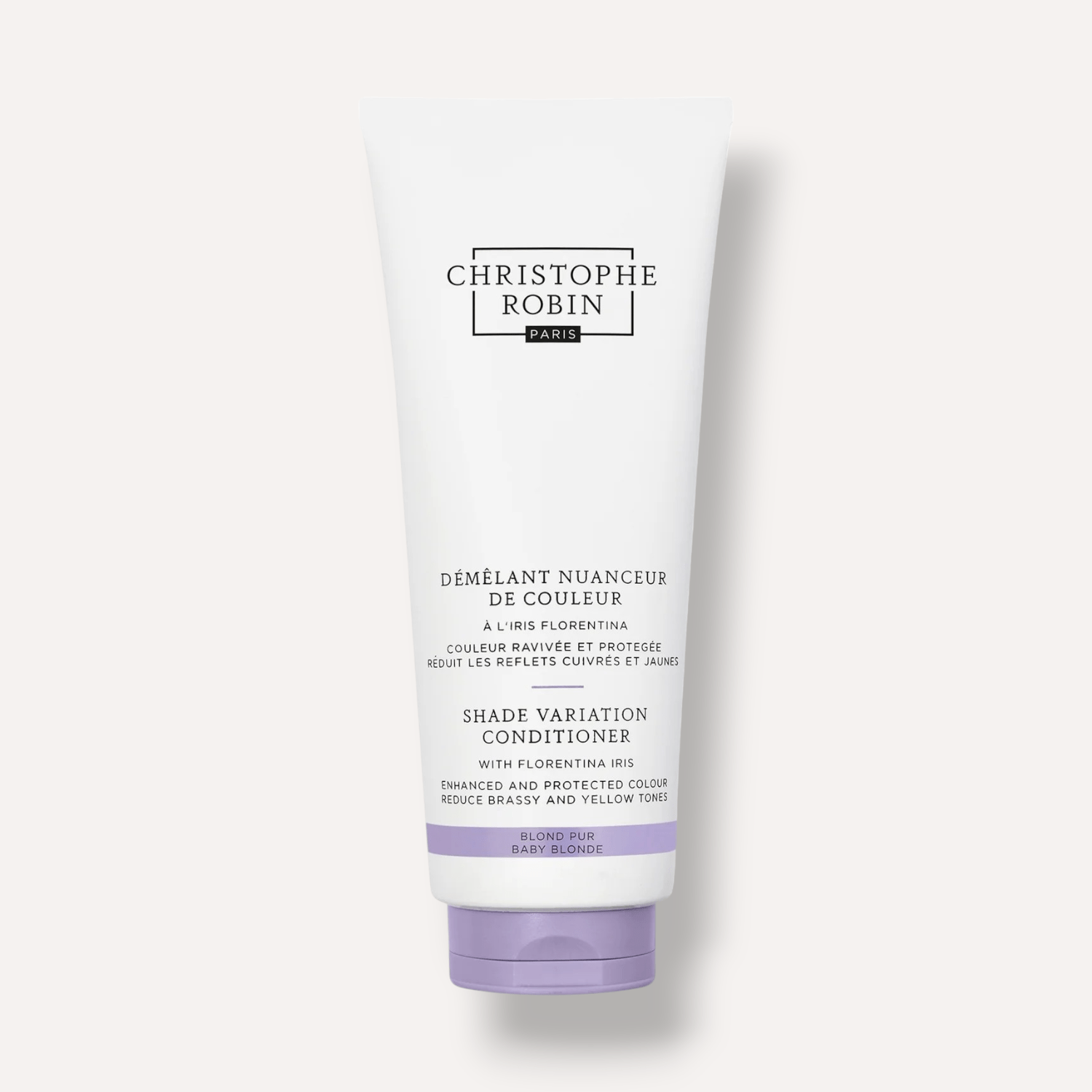 Christophe Robin Shade Variation Conditioner With Florentina Iris Baby Blonde - Skin Love Cream