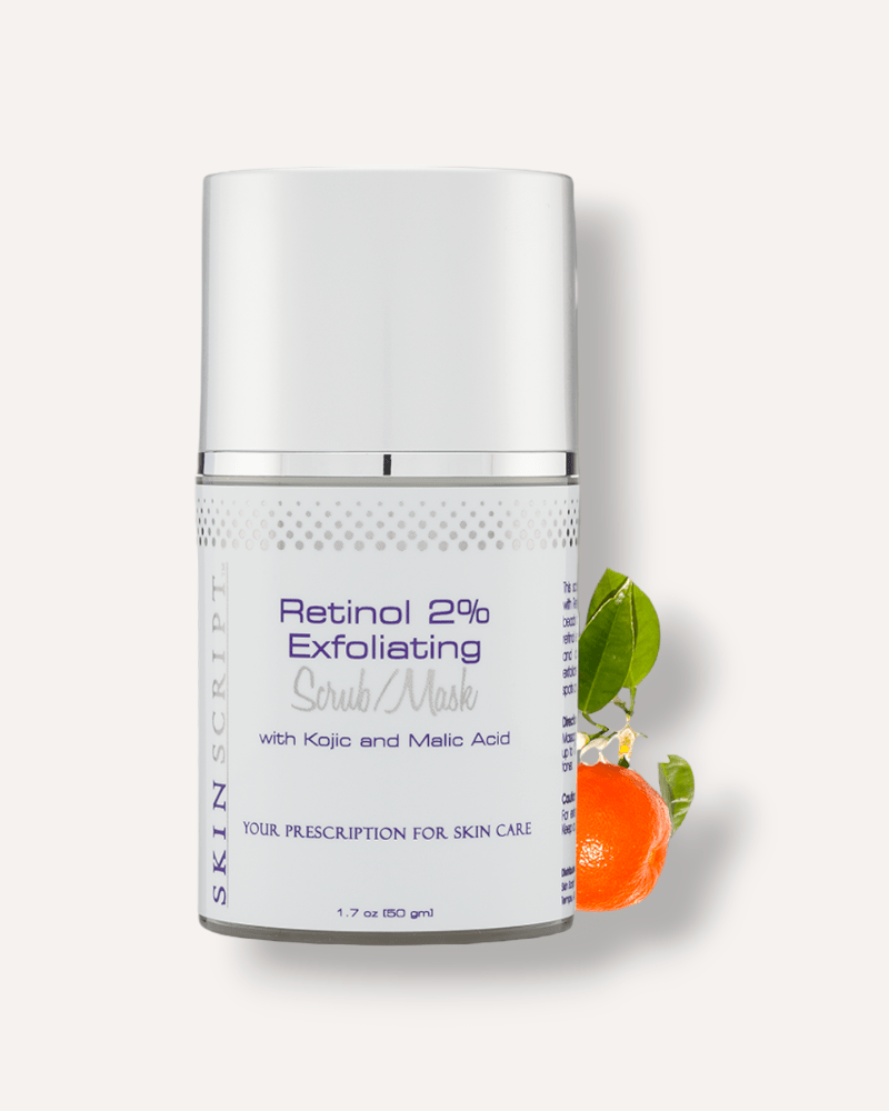 Skin Script Retinol 2% Exfoliating Scrub/Mask - Skin Love Cream