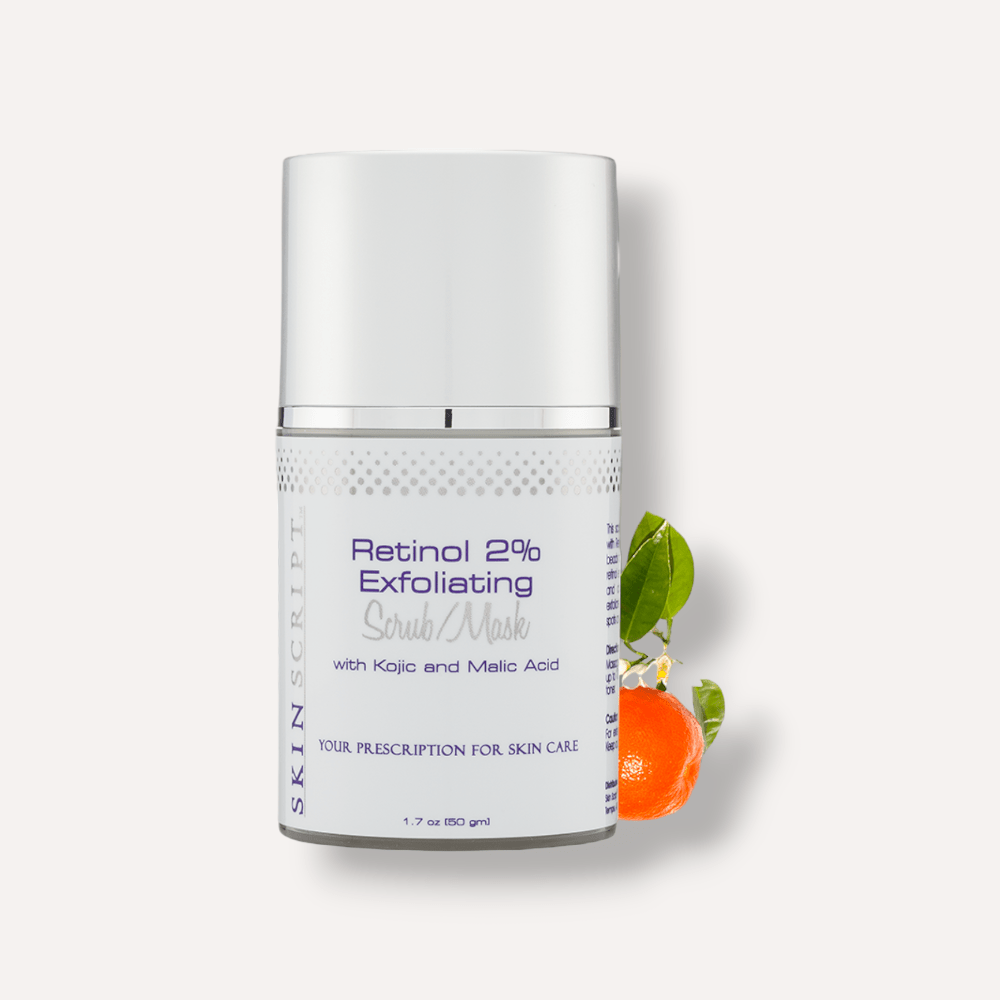 Skin Script Retinol 2% Exfoliating Scrub/Mask - Skin Love Cream