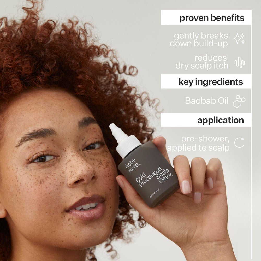 Act+Acre Cold Processed Scalp Detox Oil - Skin Love Cream