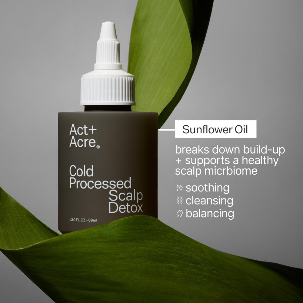 Act+Acre Cold Processed Scalp Detox Oil - Skin Love Cream