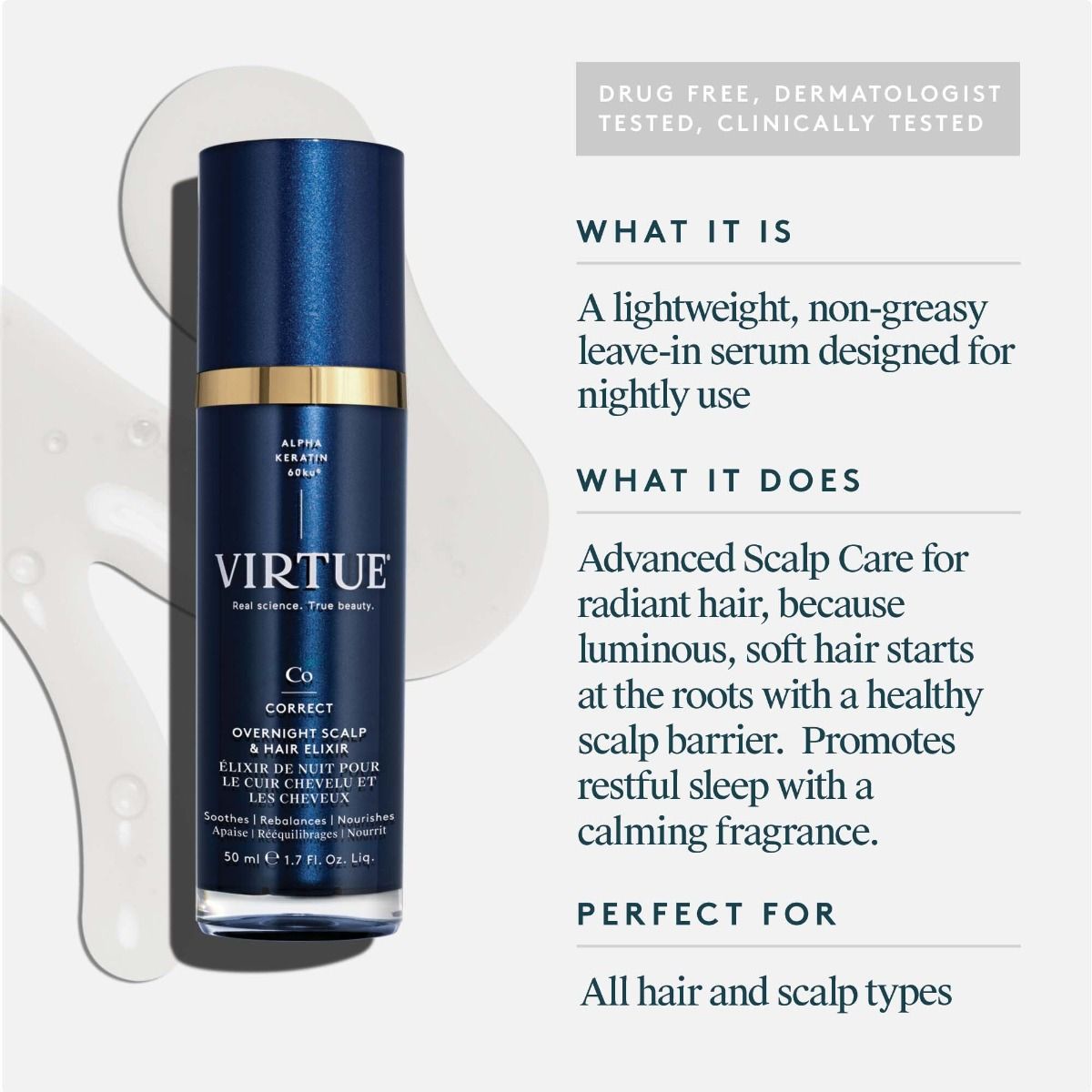 Virtue Overnight Scalp & Hair Elixir