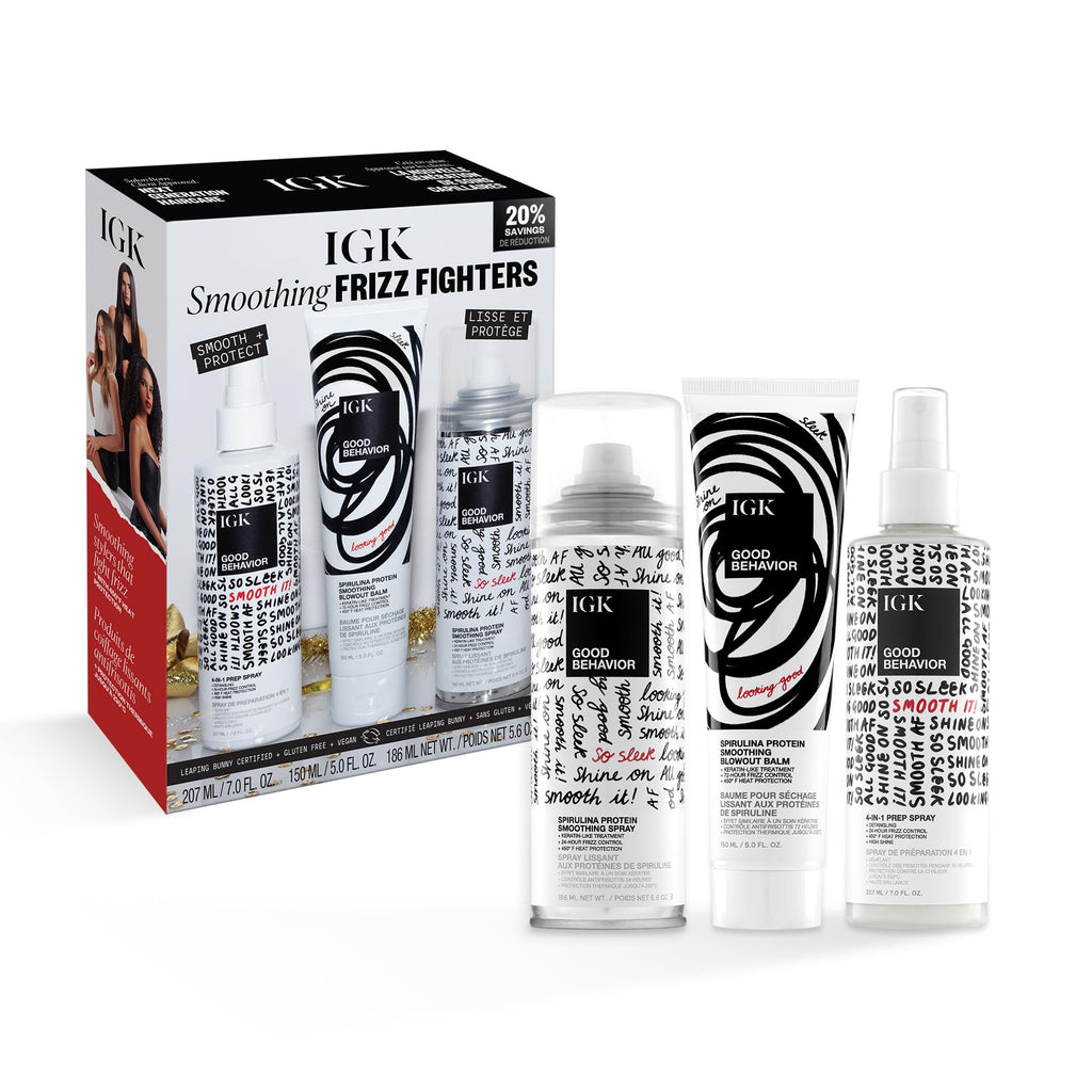 IGK Smoothing Frizz Fighters Kit