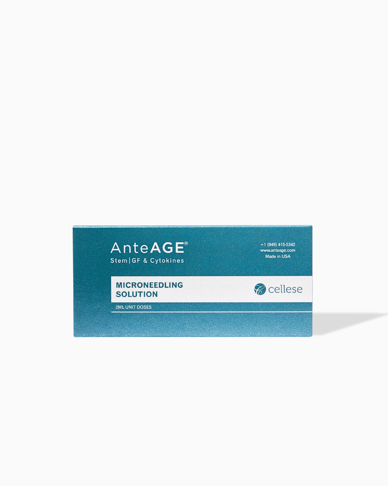 AnteAGE Microneedling Solution – 5 Vial Box Growth Factors & Cytokines | Advanced Skin Renewal & Anti-Aging Treatment
