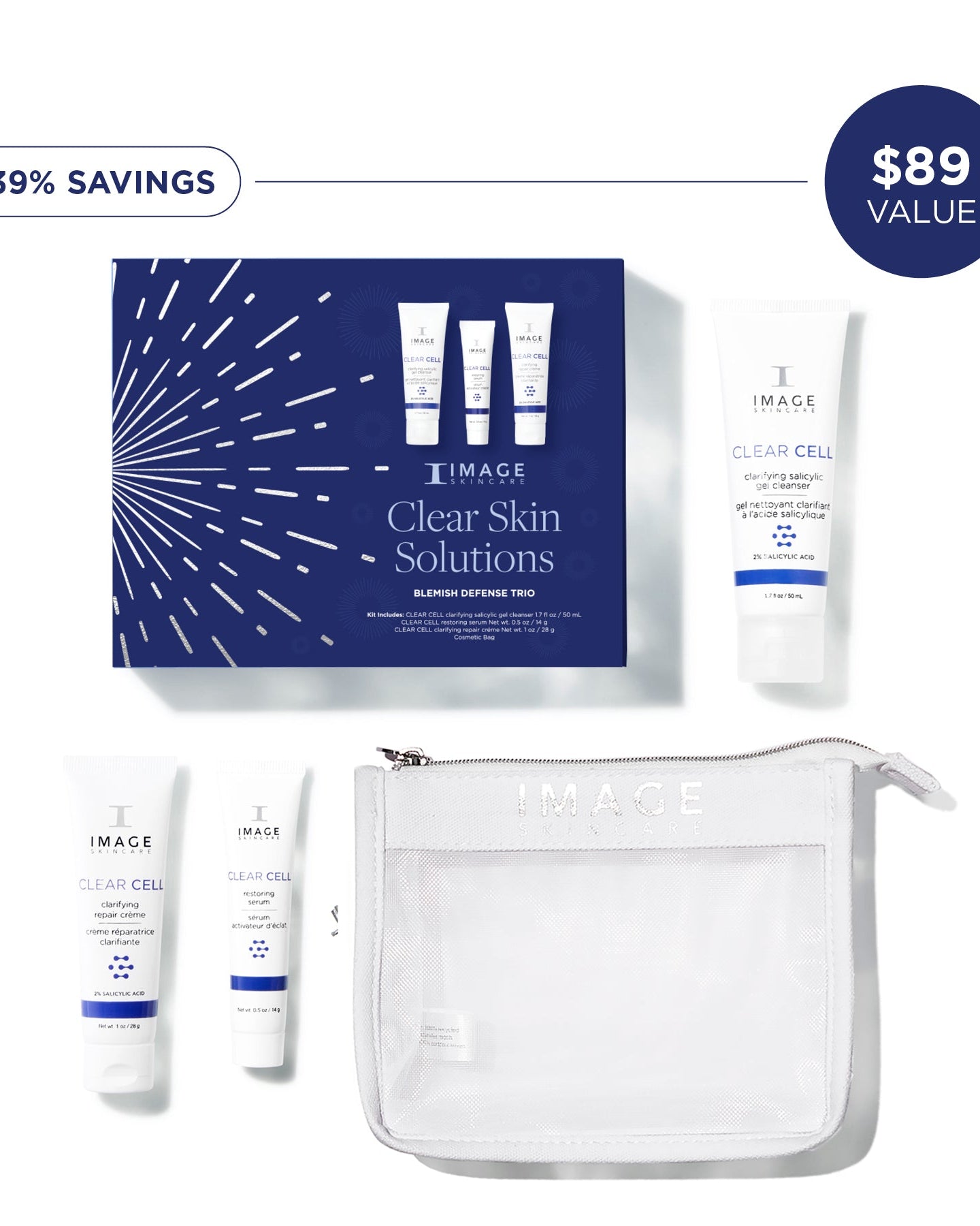 IMAGE Skincare CLEAR CELL Clear Skin Solutions Set - Skin Love Cream