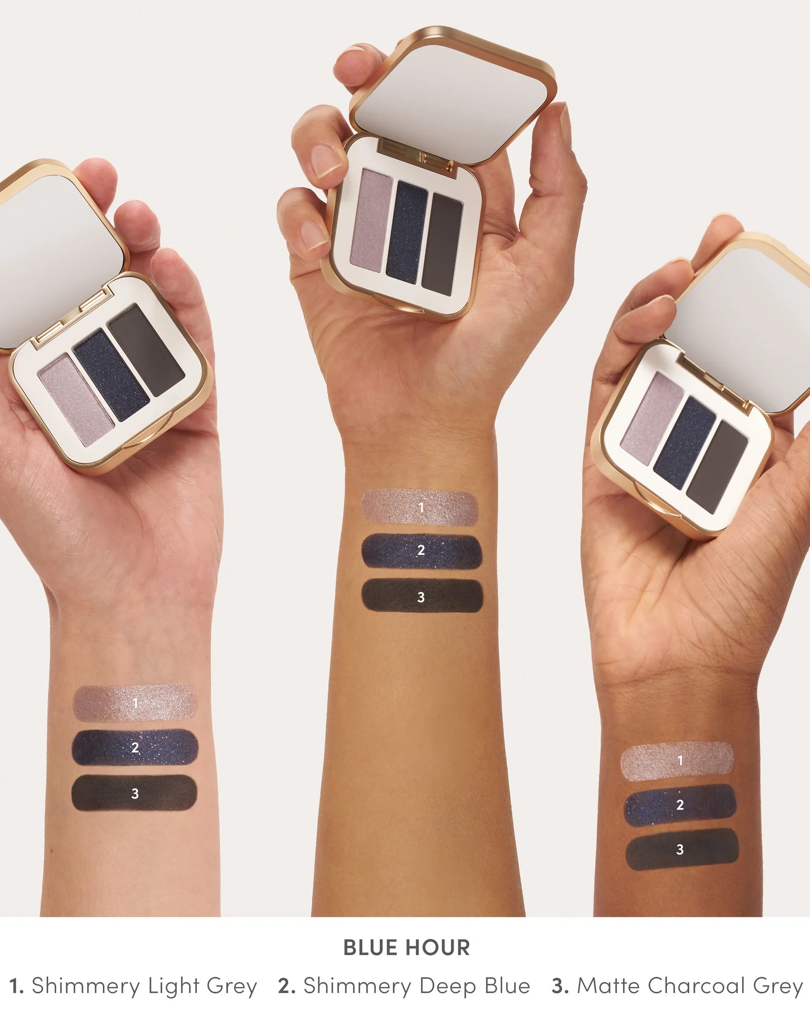 Jane Iredale PurePressed Eye Shadow Triple - Skin Love Cream