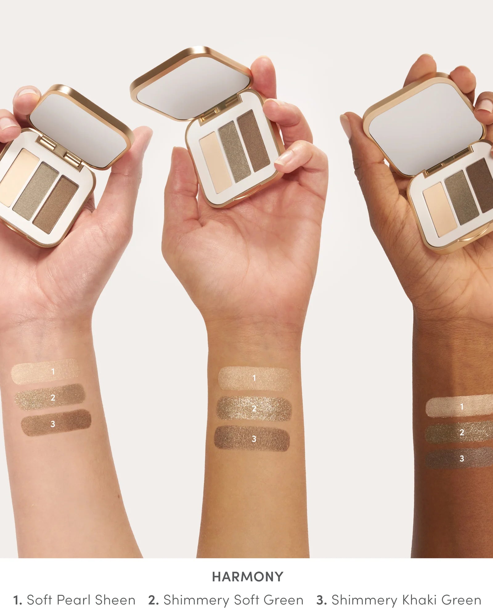 Jane Iredale PurePressed Eye Shadow Triple - Skin Love Cream