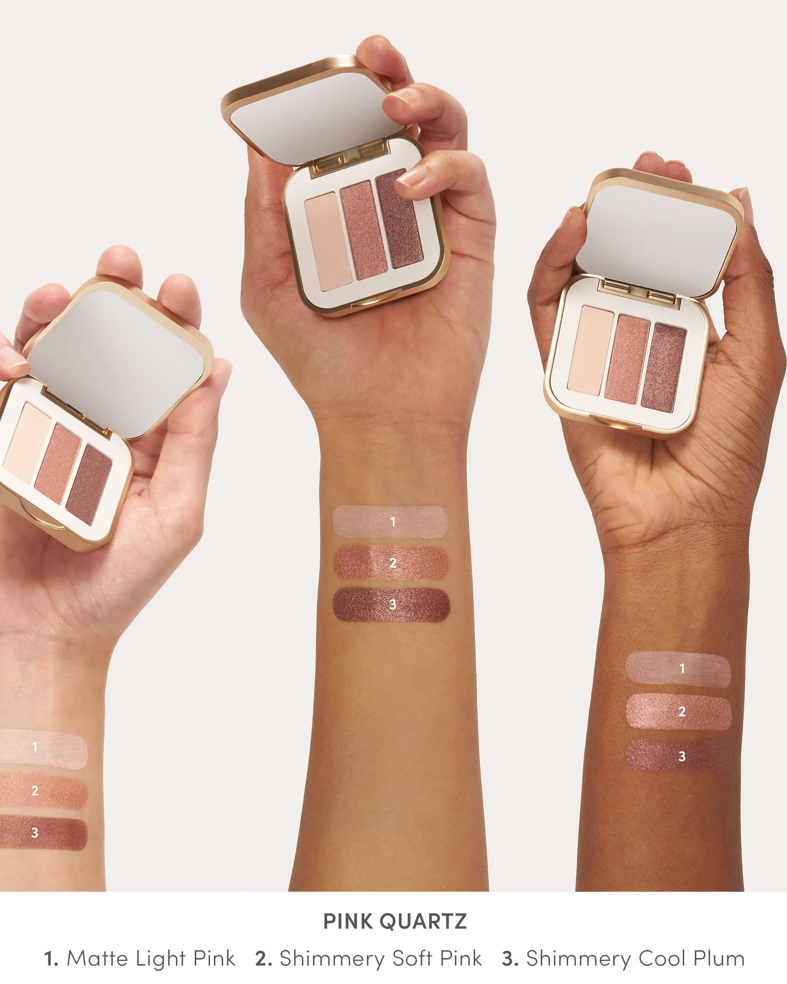 Jane Iredale PurePressed Eye Shadow Triple - Skin Love Cream