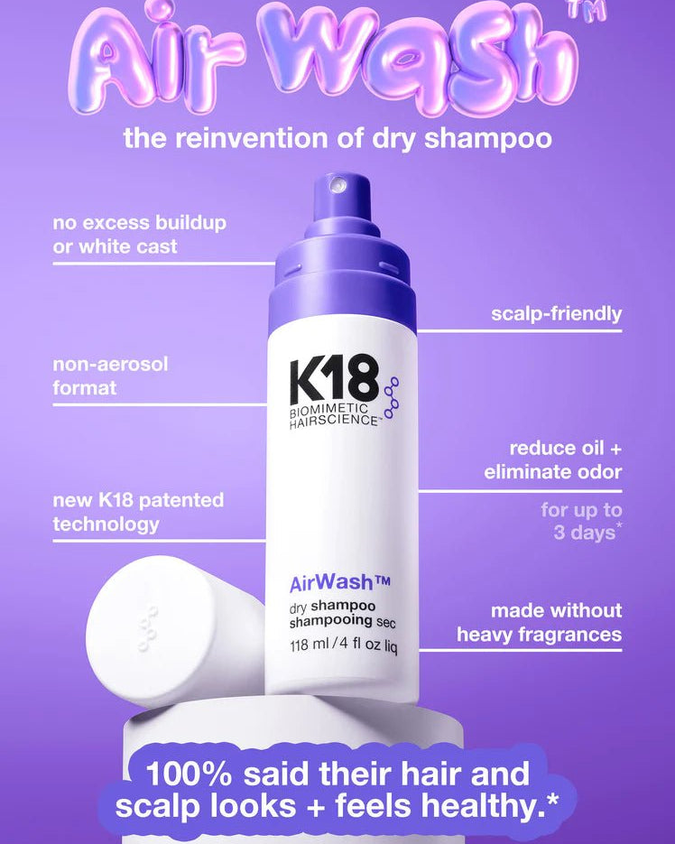 K18 AirWash™ Dry Shampoo - Skin Love Cream