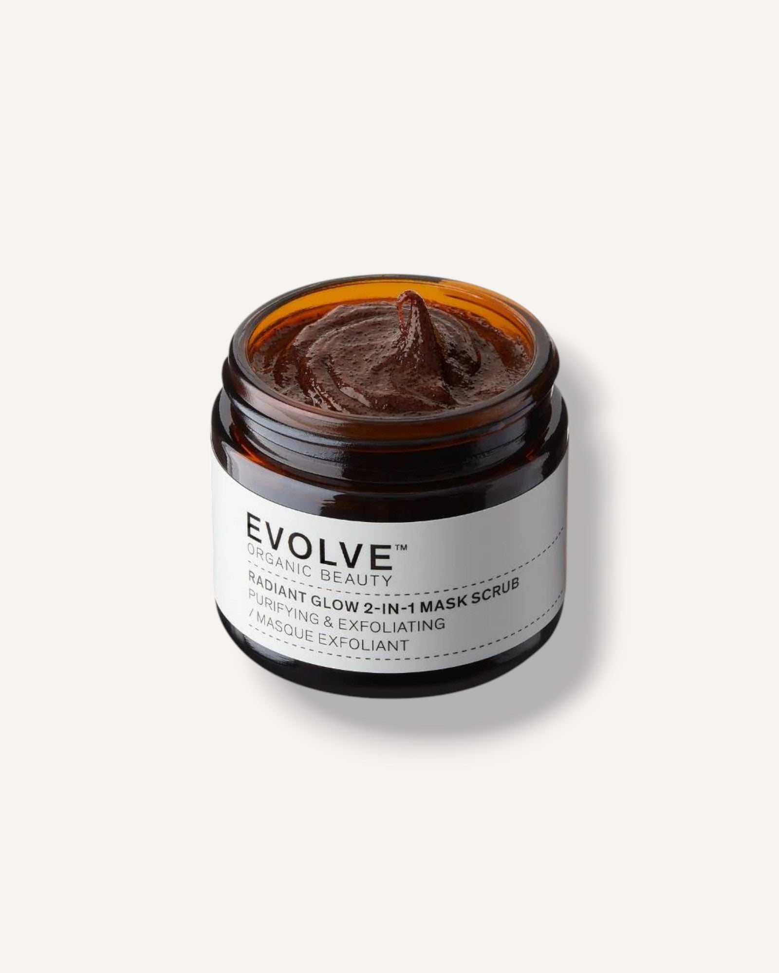 Evolve Organic Beauty Radiant Glow 2 - in - 1 Mask Scrub - Skin Love Cream