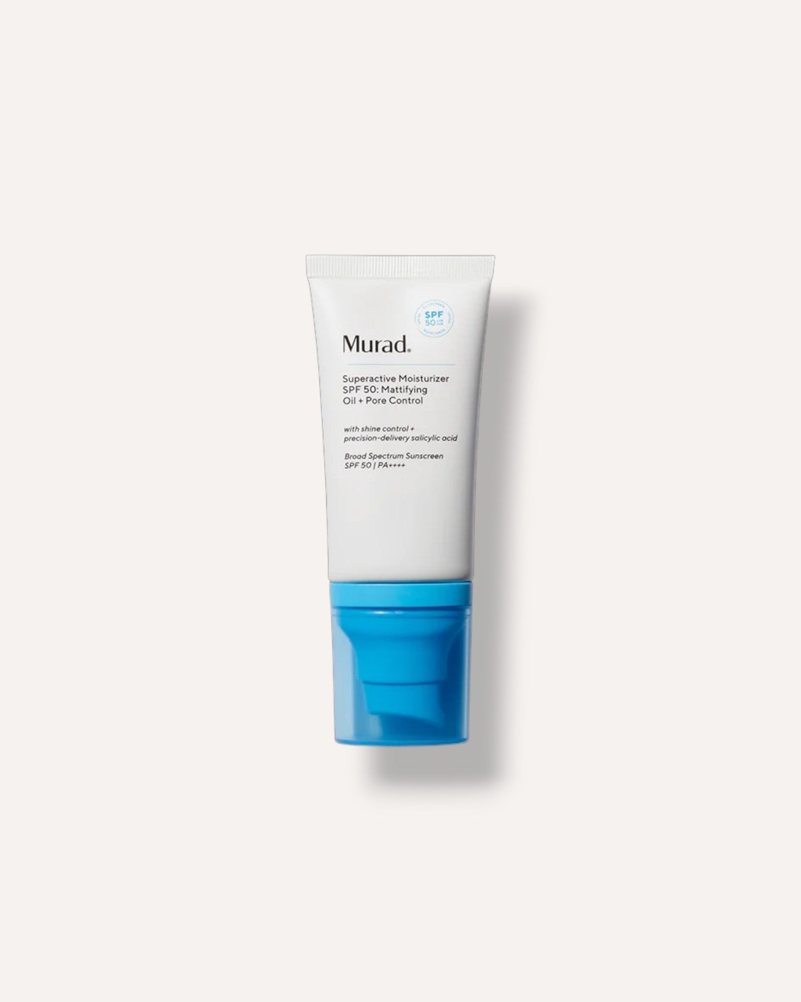Murad Superactive Moisturizer SPF 50: Mattifying Oil + Pore Control - Skin Love Cream