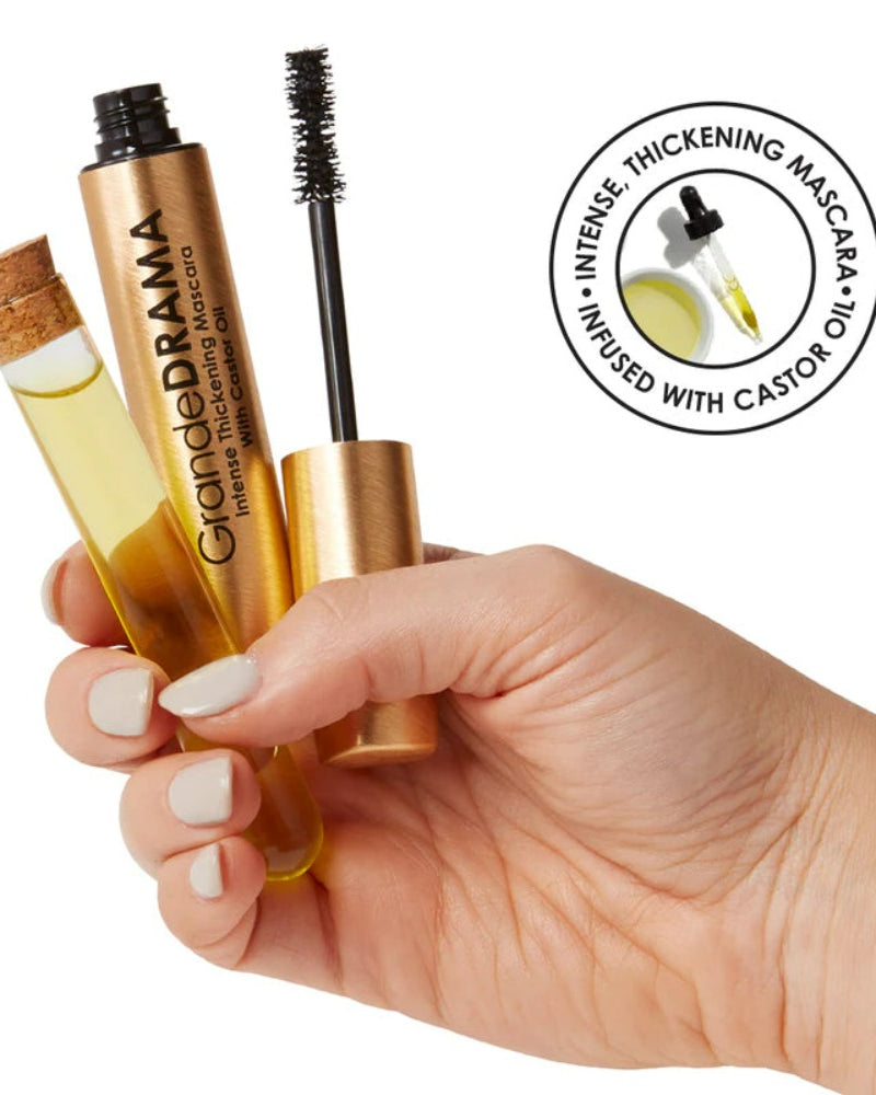 Grande Cosmetics GrandeDRAMA Intense Thickening Mascara with Castor Oil