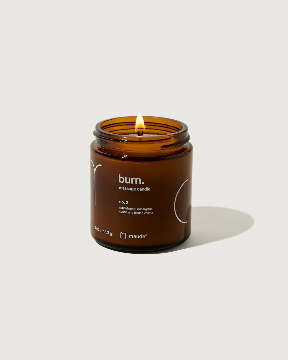 Maude Burn No. 3 Massage Candle - Skin Love Cream
