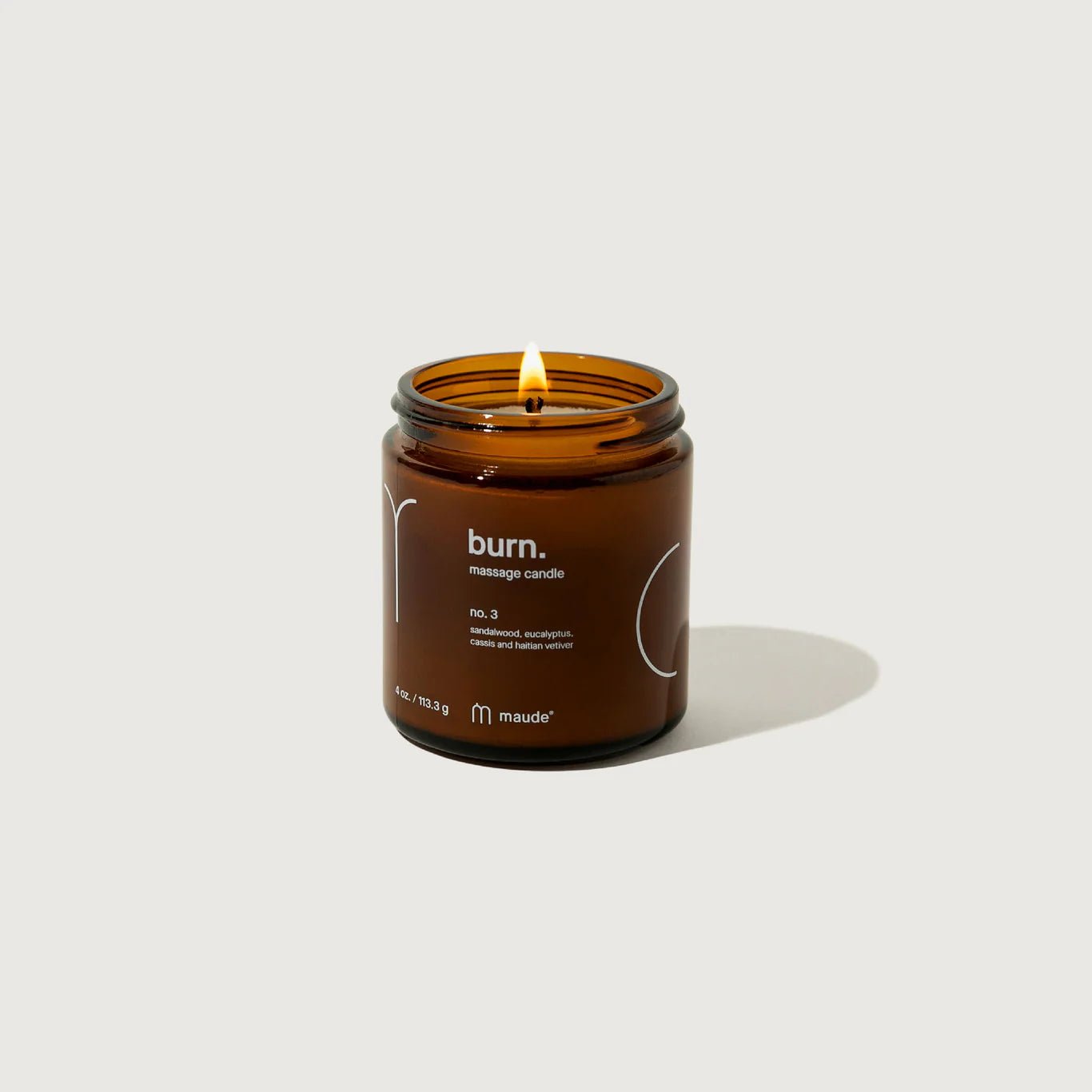 Maude Burn No. 3 Massage Candle - Skin Love Cream