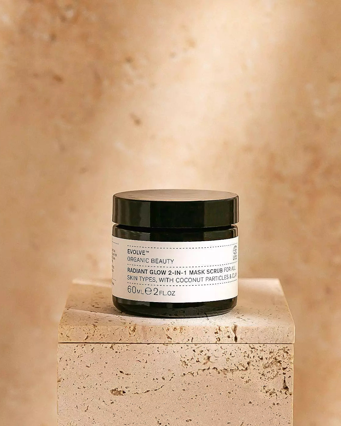 Evolve Organic Beauty Radiant Glow 2 - in - 1 Mask Scrub - Skin Love Cream