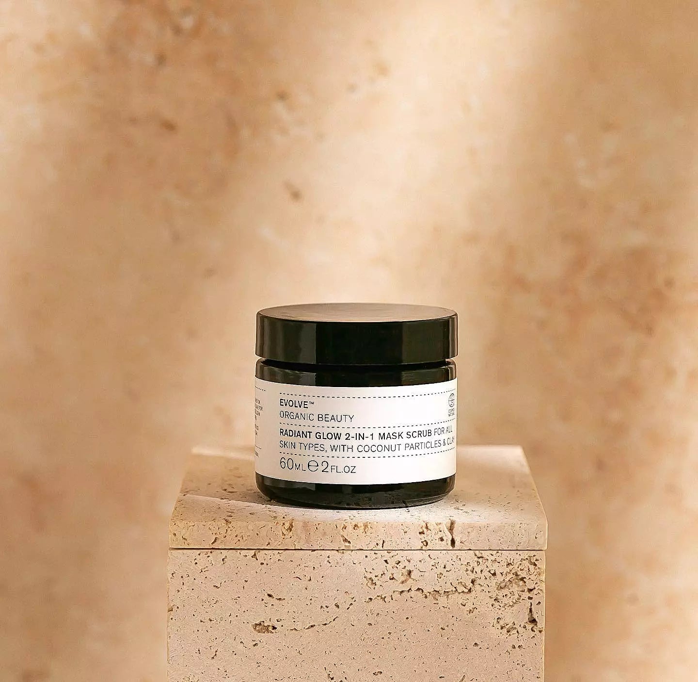 Evolve Organic Beauty Radiant Glow 2 - in - 1 Mask Scrub - Skin Love Cream