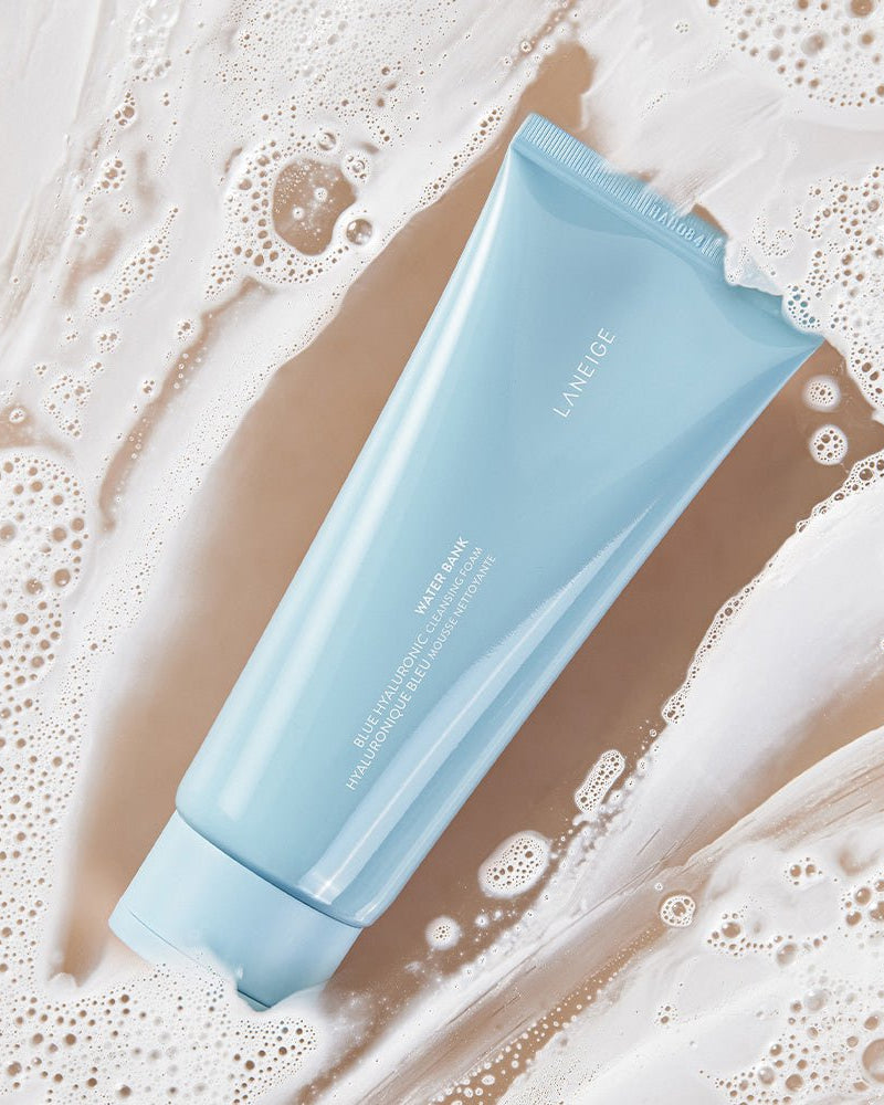 LANEIGE Water Bank Blue Hyaluronic Cleansing Foam - Skin Love Cream
