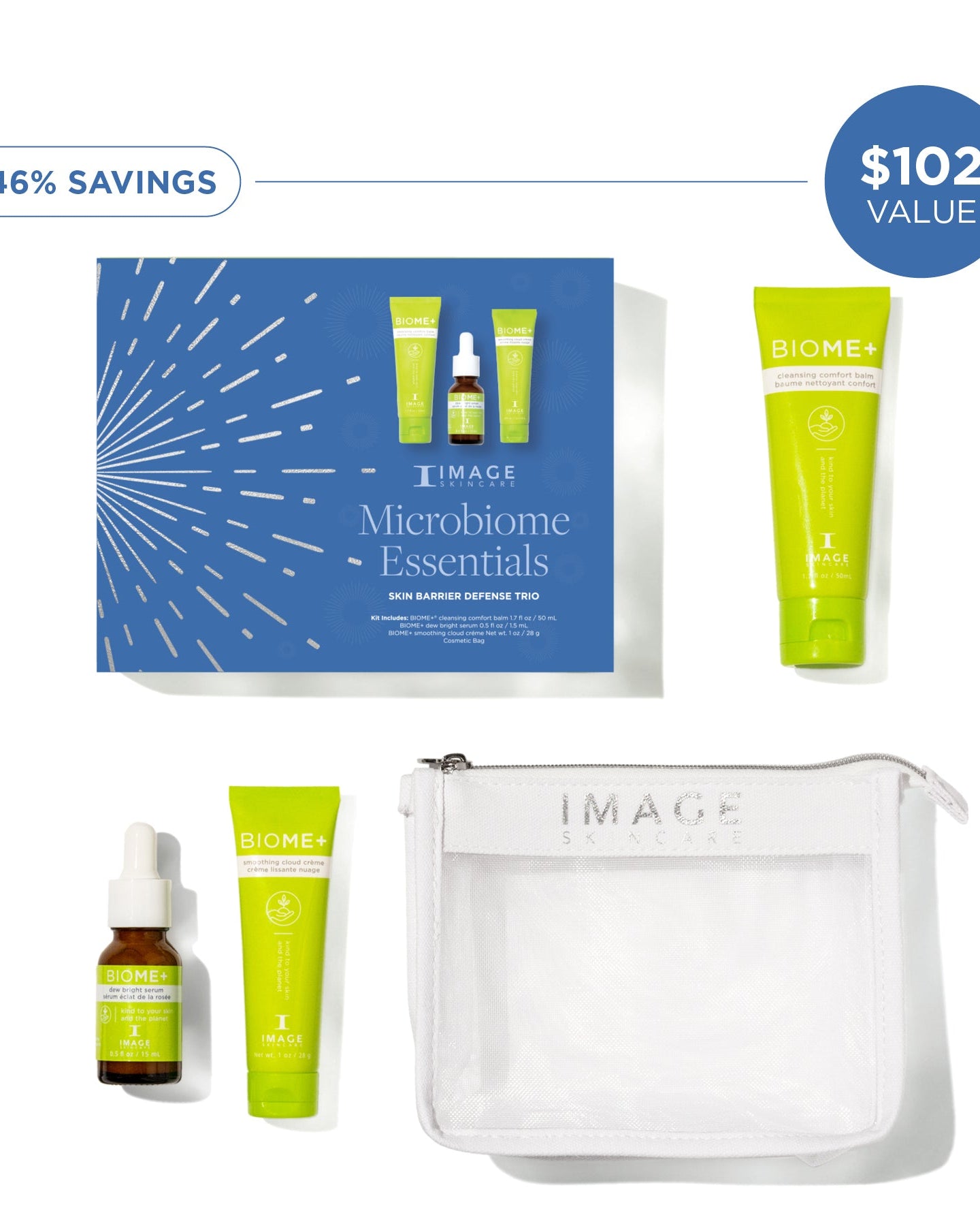 IMAGE Skincare Microbiome Essentials Skin Barrier Defense Trio - Skin Love Cream