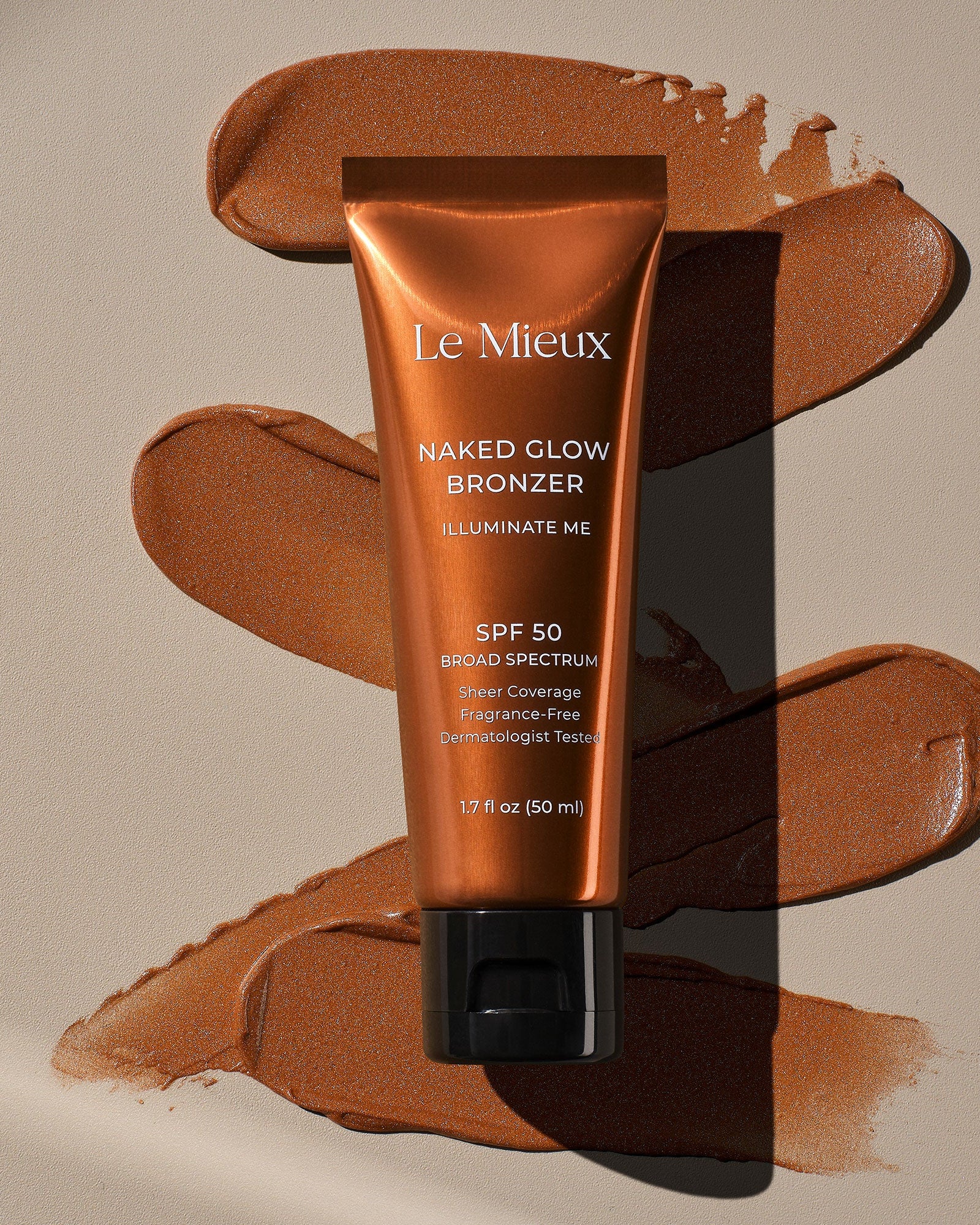 Le Mieux Naked Glow Bronzer - SPF 50 - Skin Love Cream
