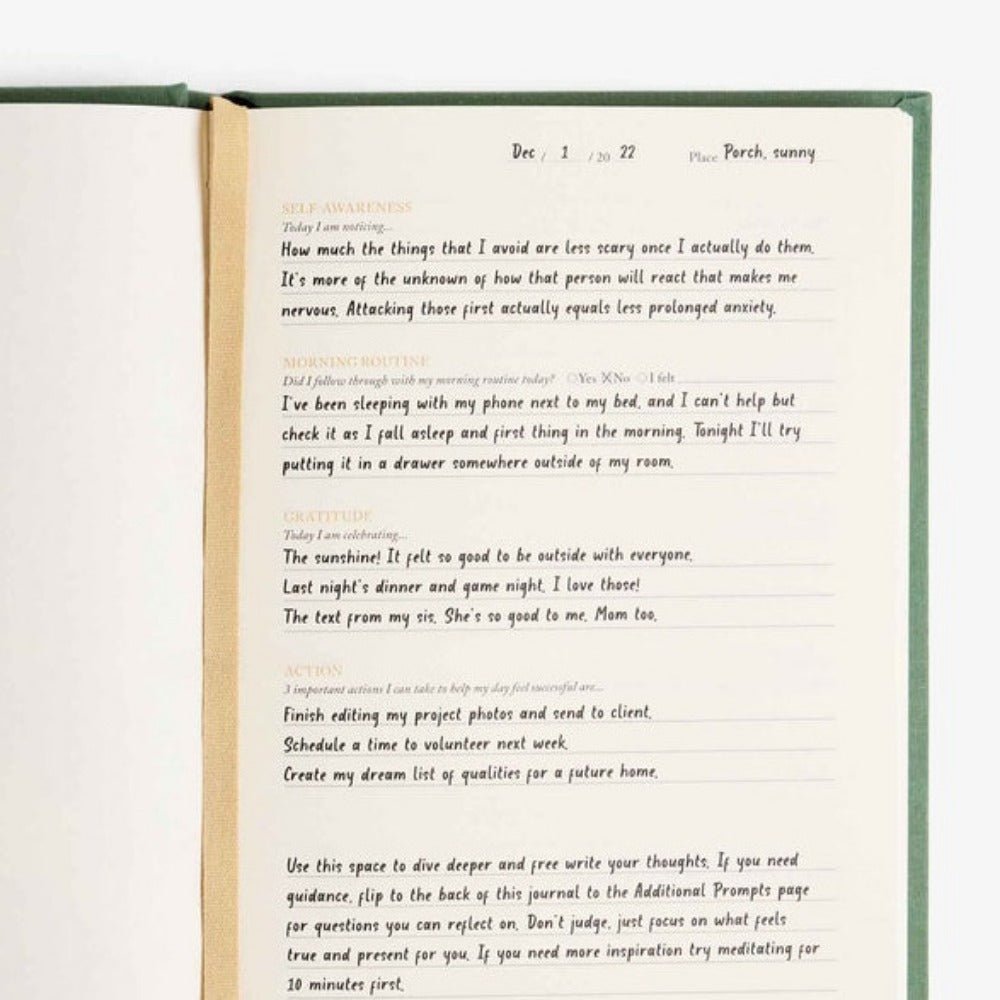 Intelligent Change Notes to Mindfulness Journal - Skin Love Cream