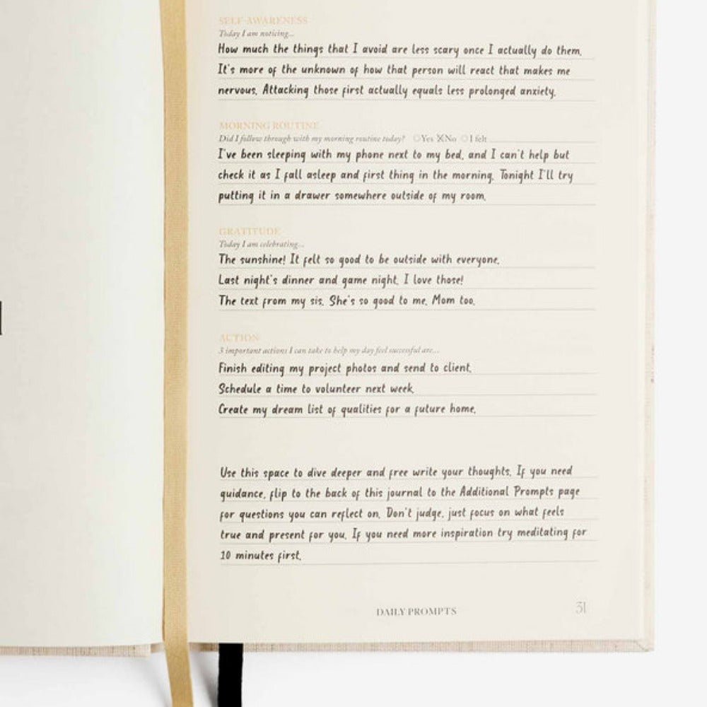 Intelligent Change Notes to Mindfulness Journal - Skin Love Cream