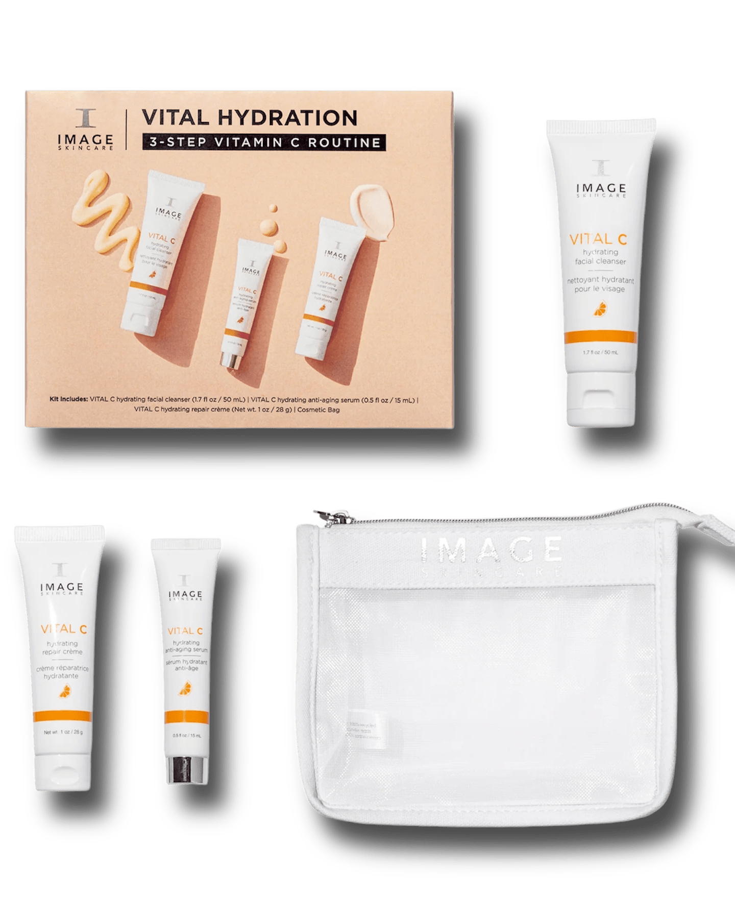IMAGE Skincare Vital Hydration 3 - Step Vitamin C Routine - Skin Love Cream