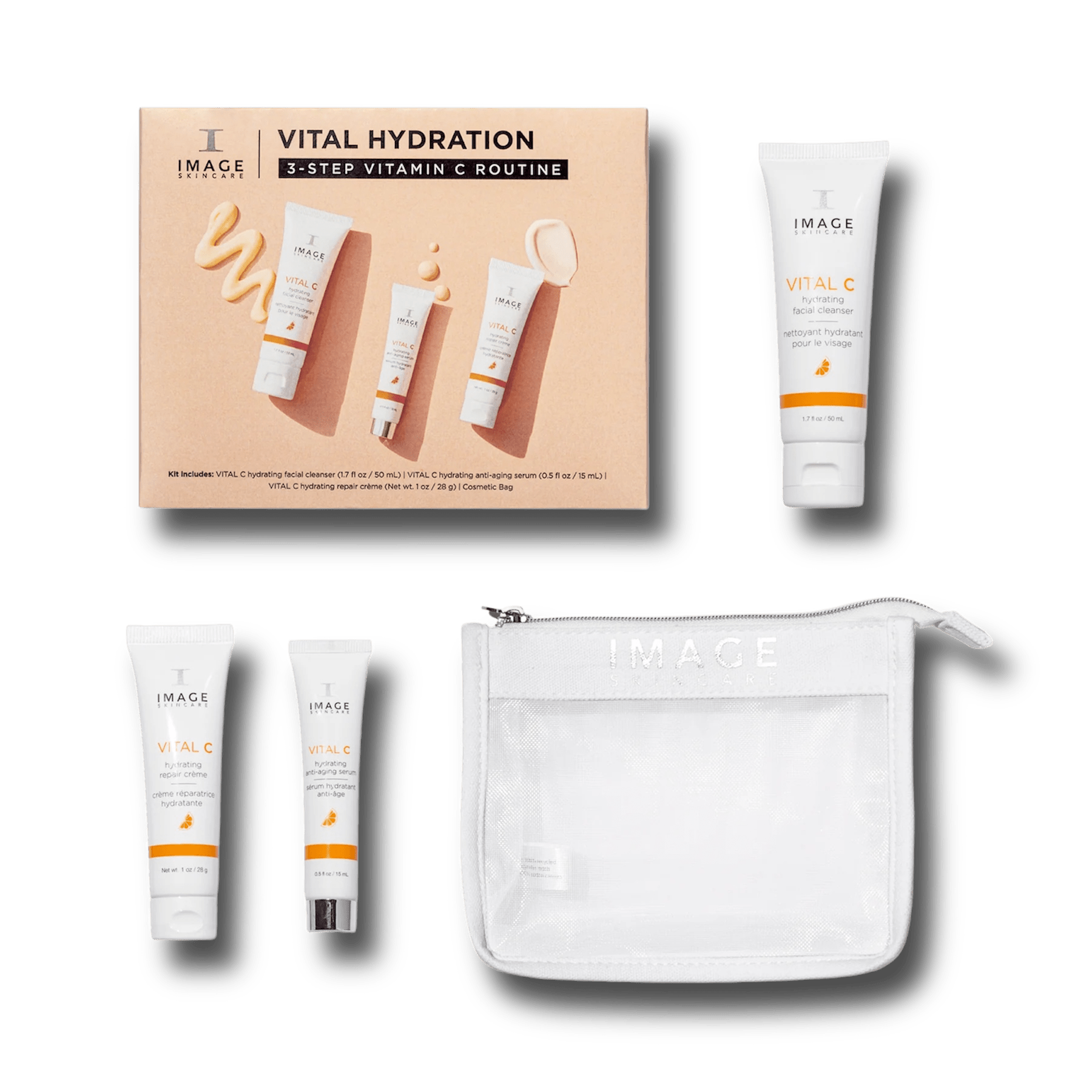 IMAGE Skincare Vital Hydration 3 - Step Vitamin C Routine - Skin Love Cream
