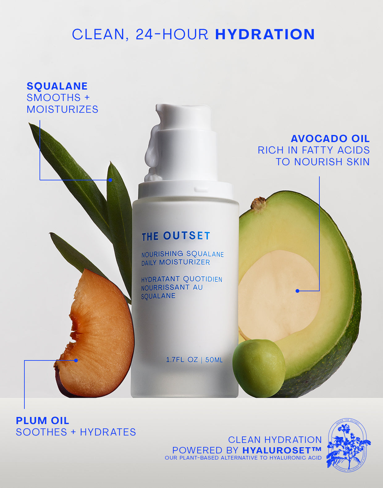 The Outset Nourishing Squalane Daily Moisturizer