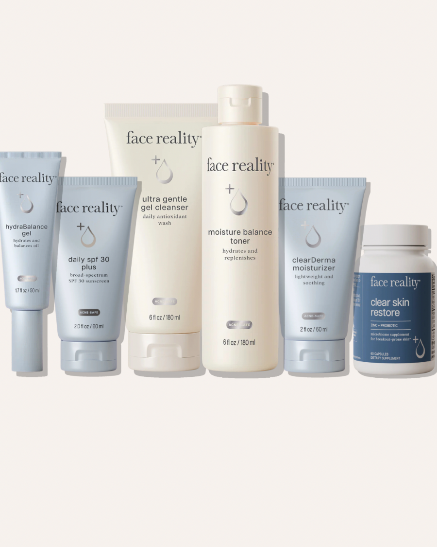 Face Reality Skincare Acne-Safe Essentials & Support Bundle