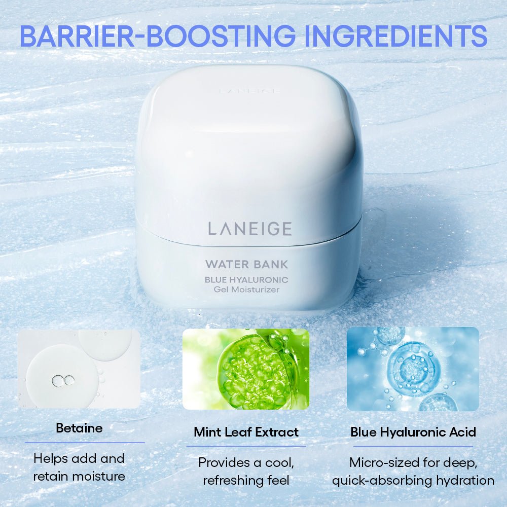 LANEIGE Water Bank Blue Hyaluronic Gel Moisturizer - Skin Love Cream
