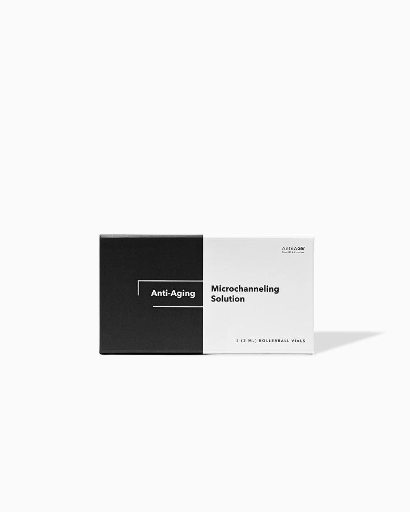 AnteAGE Microchanneling Anti-Aging Solution vial for skin repair
