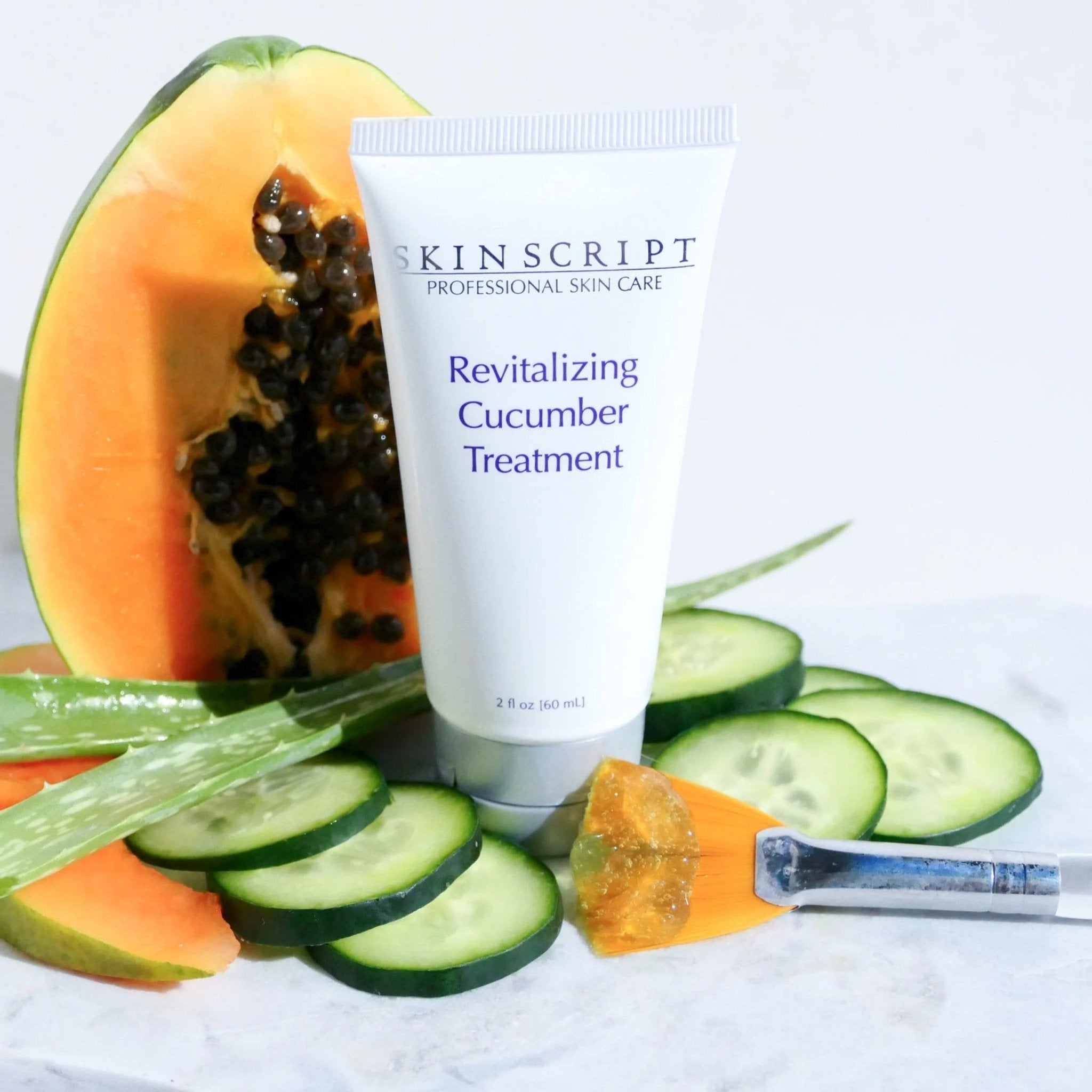 Skin Script Revitalizing Cucumber Treatment - Skin Love Cream