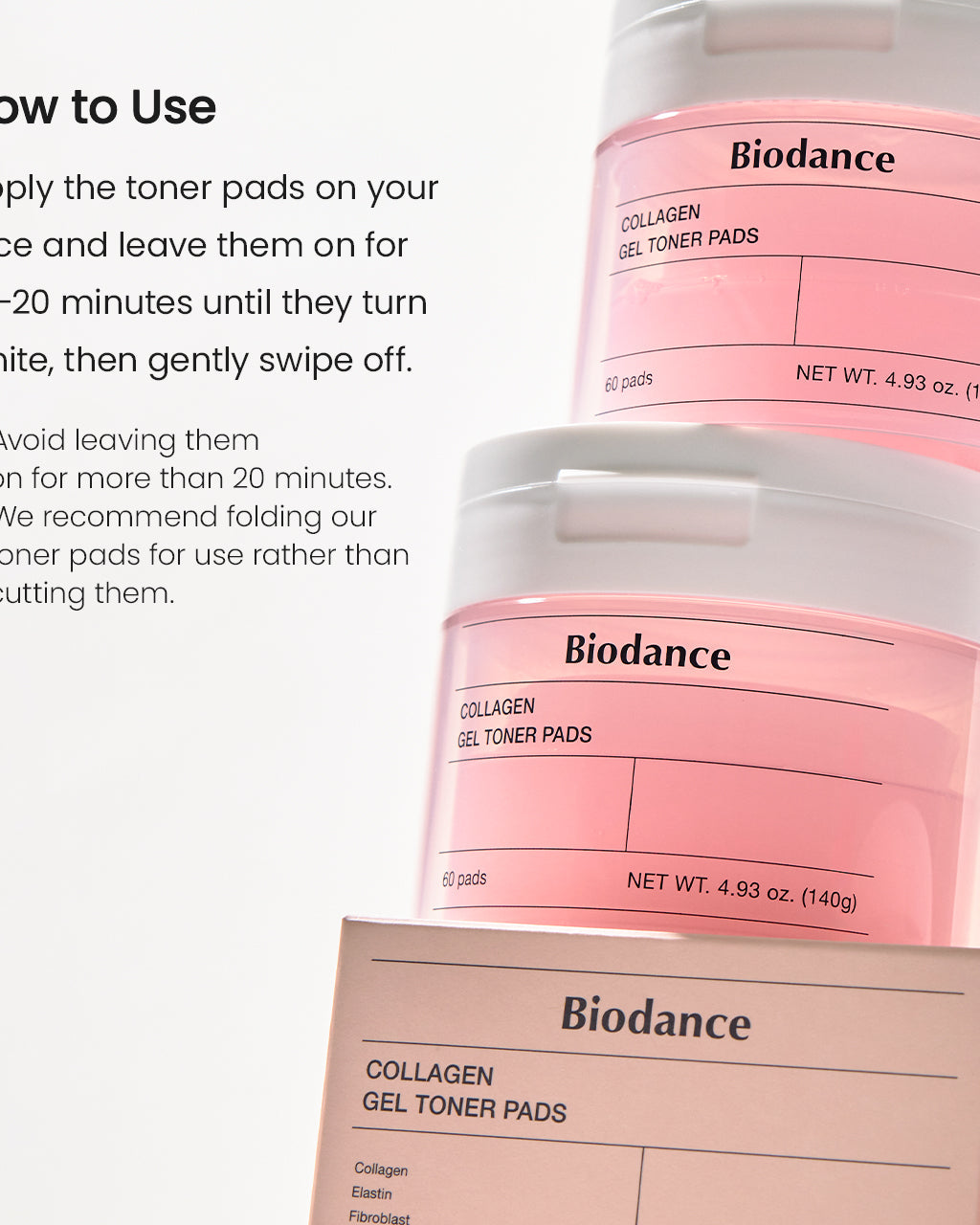 Biodance Collagen Gel Toner Pads how to use