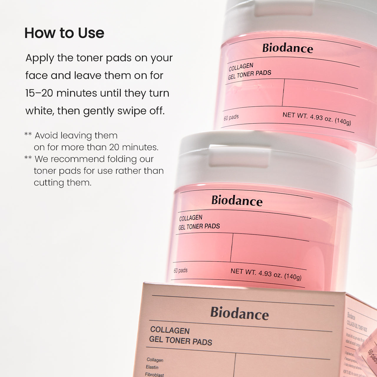 Biodance Collagen Gel Toner Pads how to use