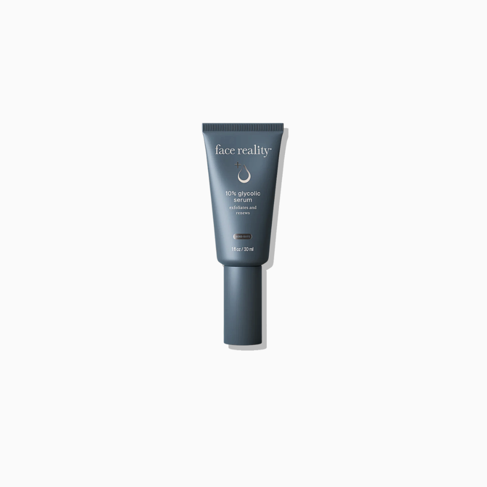 Face Reality 10% Glycolic Serum AHA resurfacing serum for smooth skin