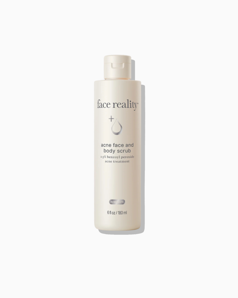 Face Reality Acne Face and Body Scrub exfoliating scrub for face and body breakouts