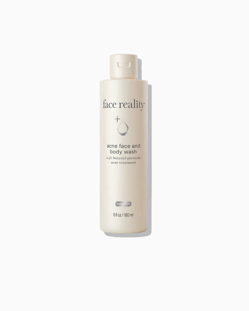 Face Reality Acne Face and Body Wash salicylic acid cleanser for face and body acne