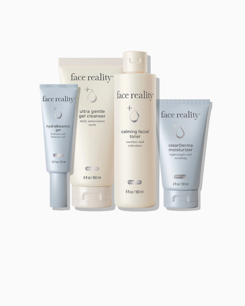 Face Reality Acne-Safe Kit for Normal or Combination Skin complete acne skincare routine
