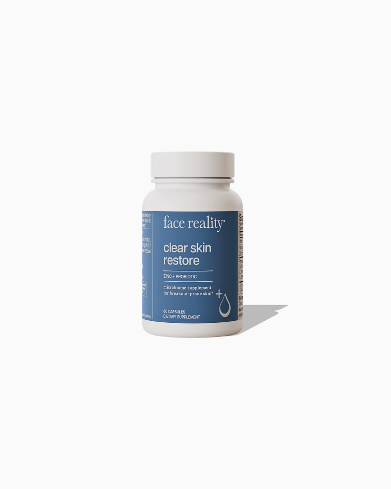 Face Reality Clear Skin Restore acne supplement for clear skin from within