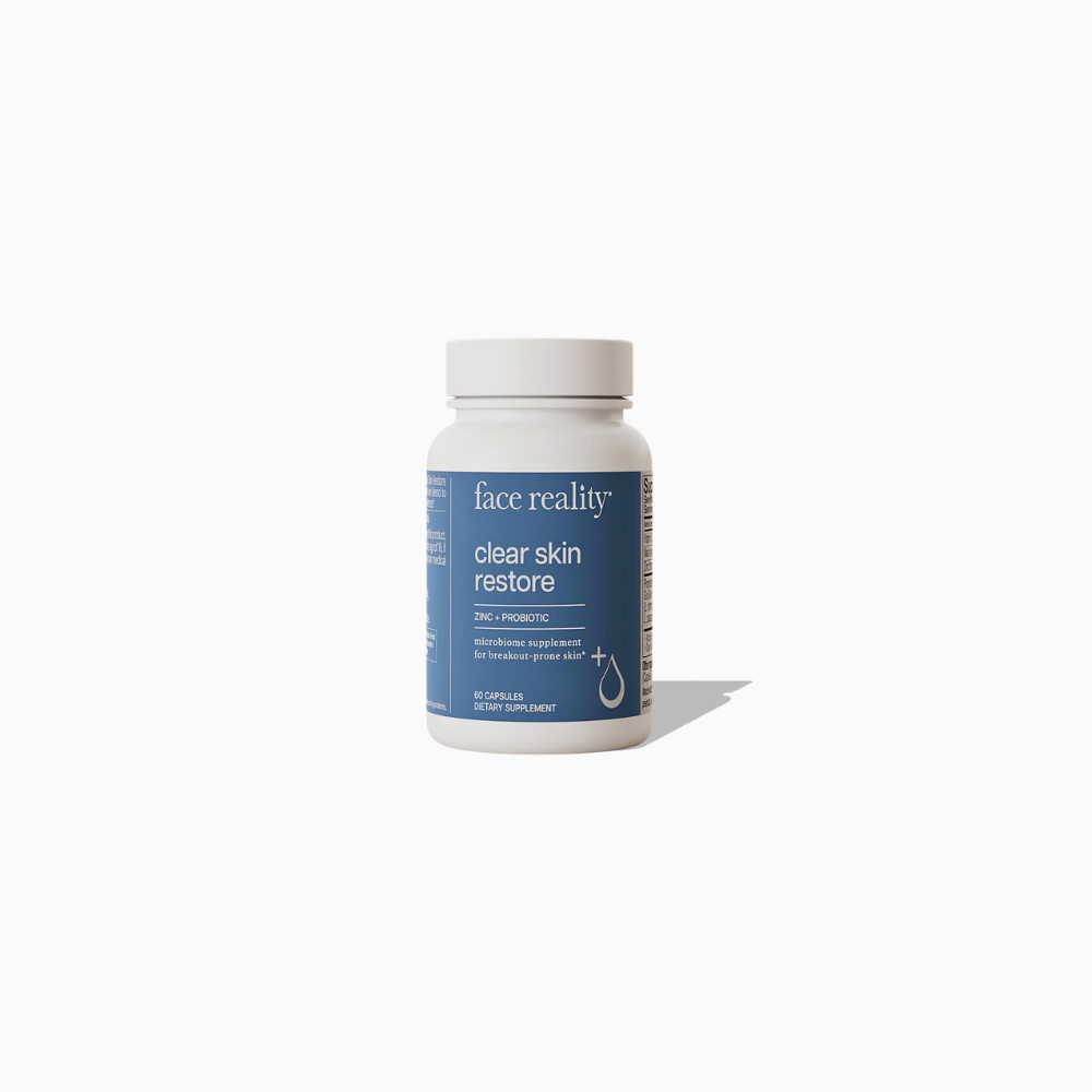 Face Reality Clear Skin Restore acne supplement for clear skin from within