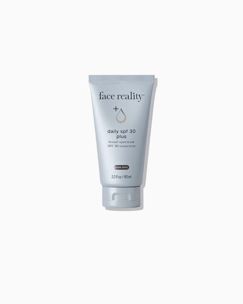 Face Reality Daily SPF 30 Plus broad spectrum daily sunscreen acne-safe