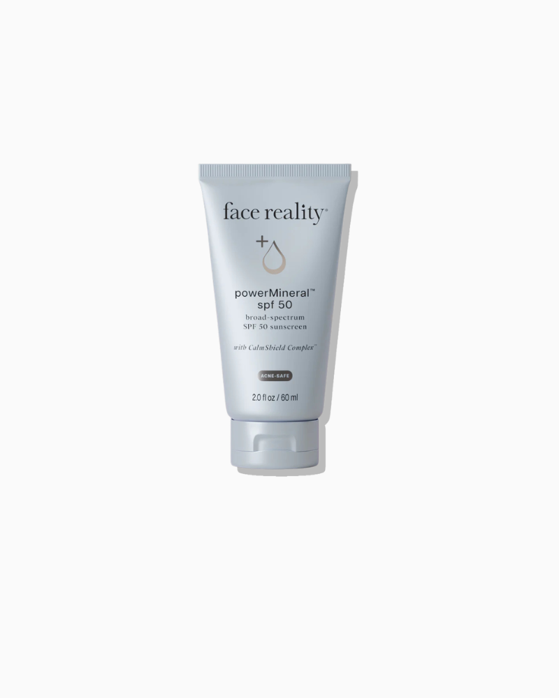 Face Reality powerMineral SPF 50 high-protection mineral sunscreen for acne-prone skin