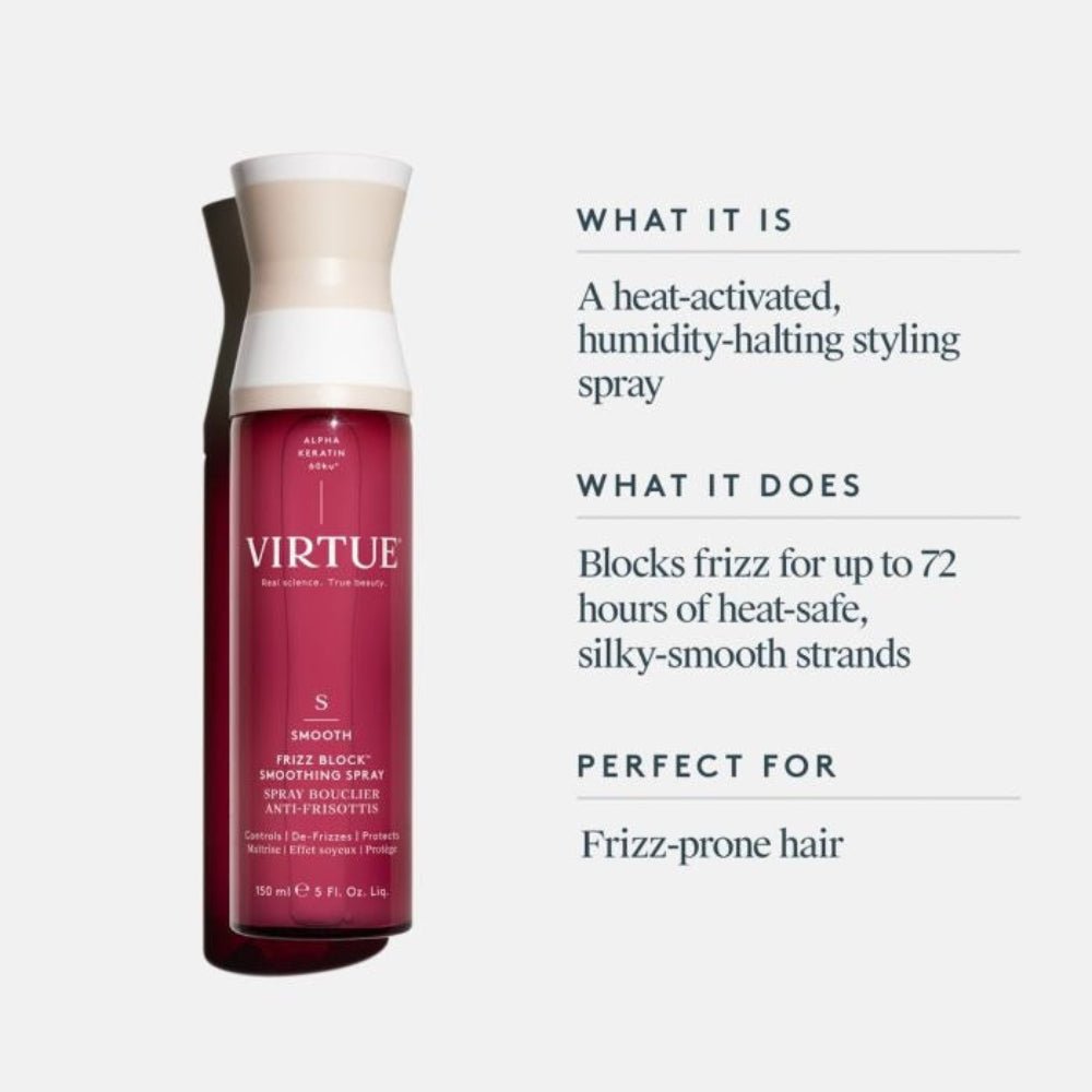 VIRTUE Frizz Block Smoothing Spray - Skin Love Cream