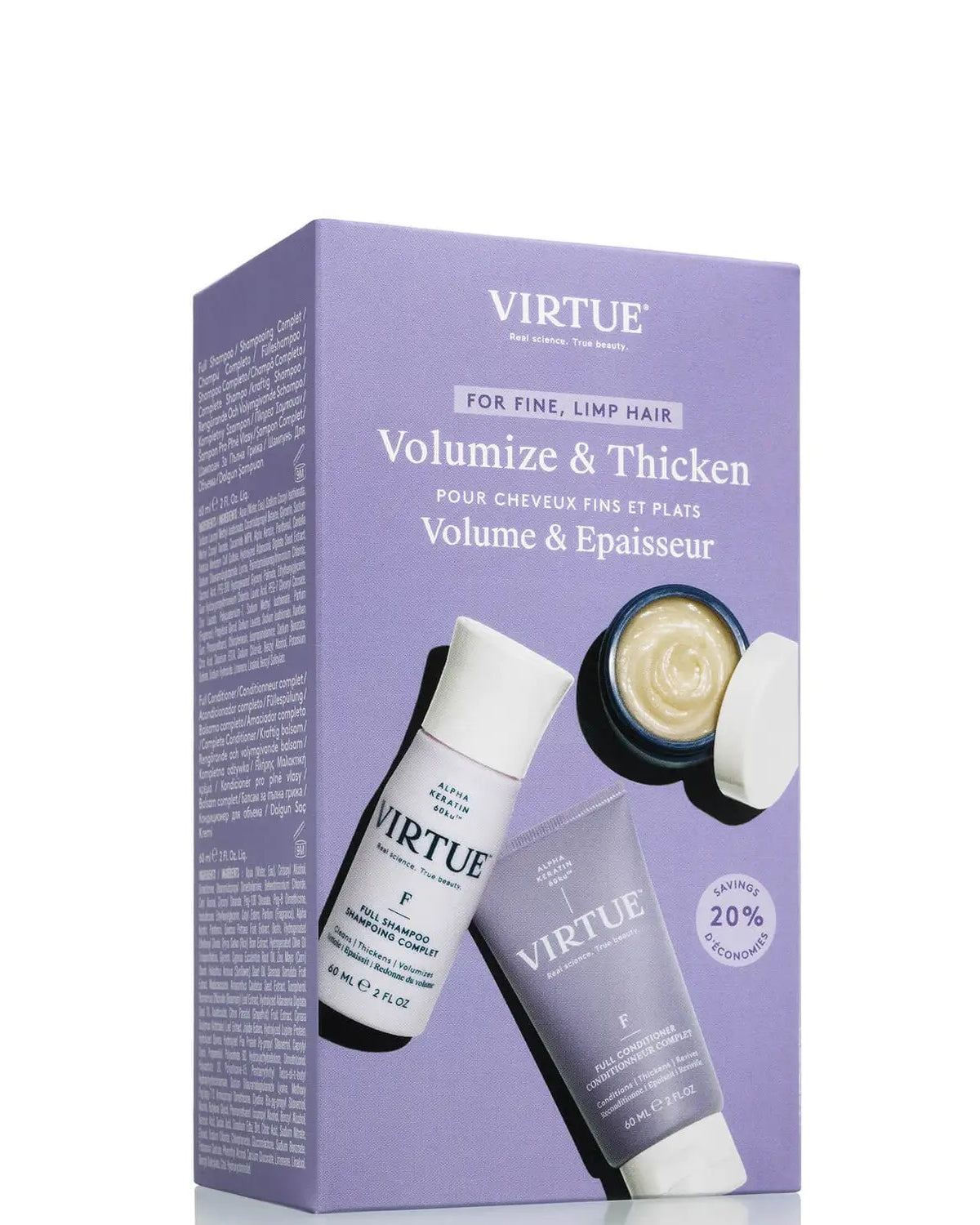 VIRTUE Volumize Thicken Discovery Kit - Skin Love Cream
