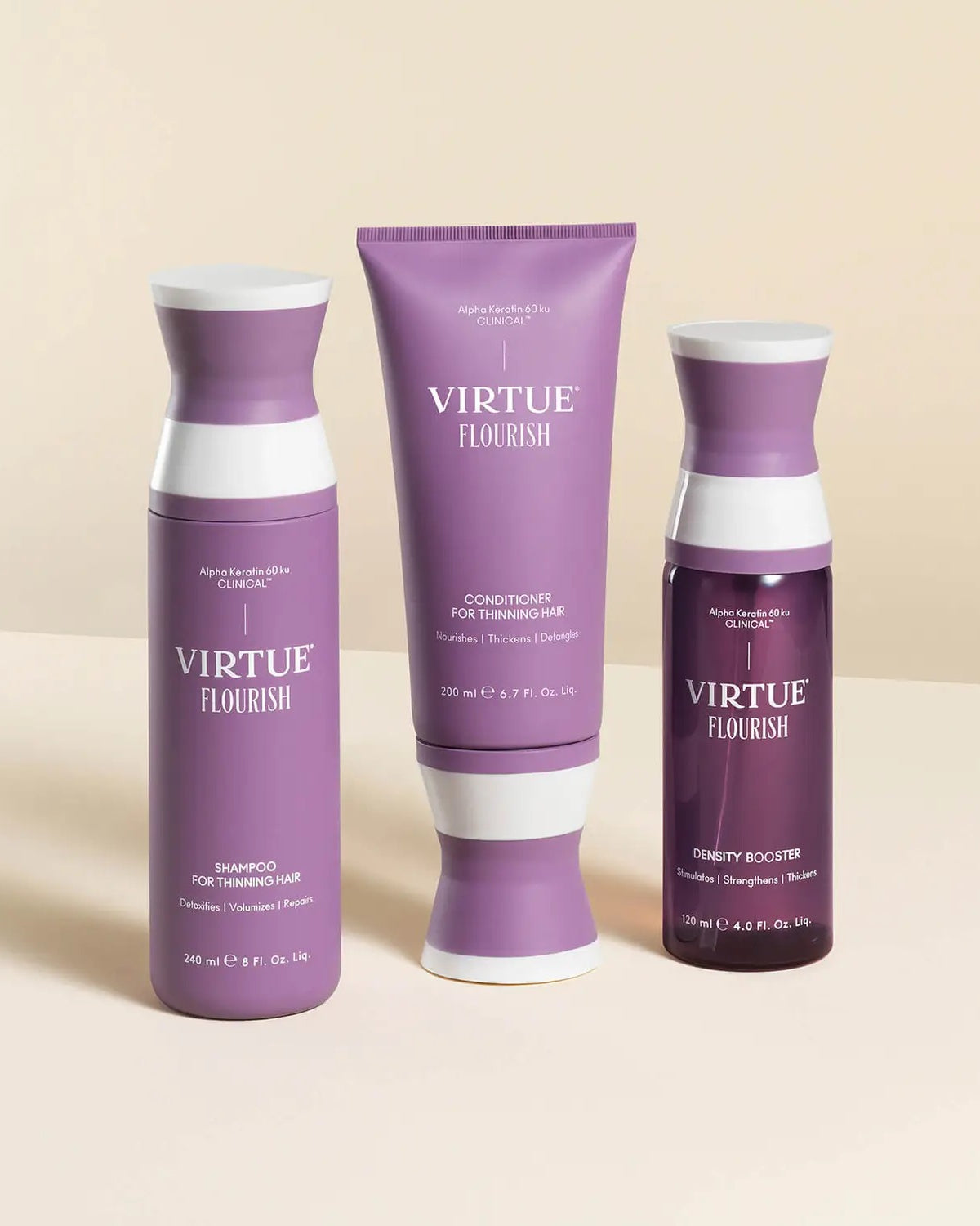 VIRTUE Flourish Nightly Intensive Hair Rejuvenation Treatment Hair Kit - Skin Love Cream