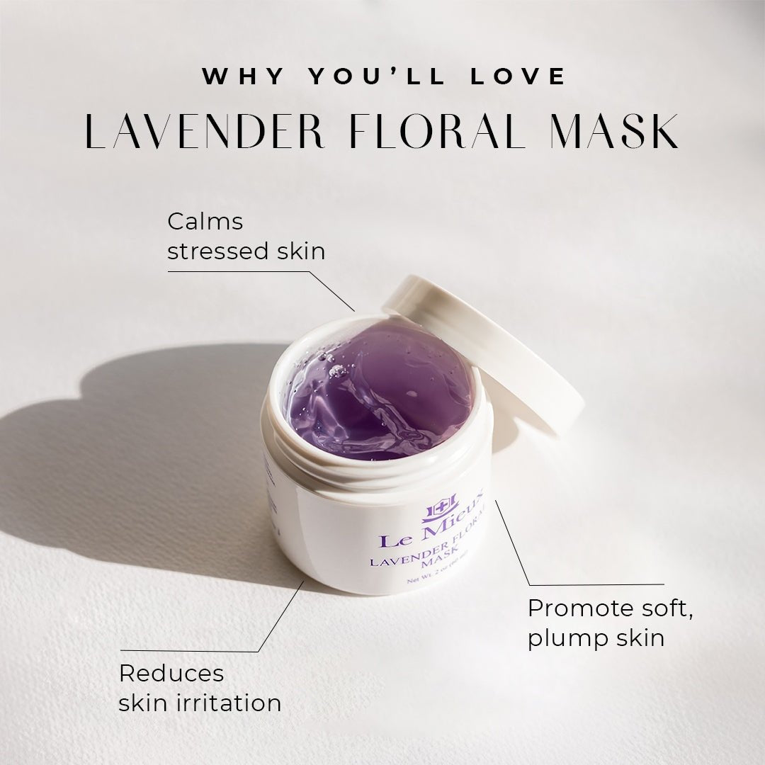 Le Mieux Lavender Floral Mask - Skin Love Cream
