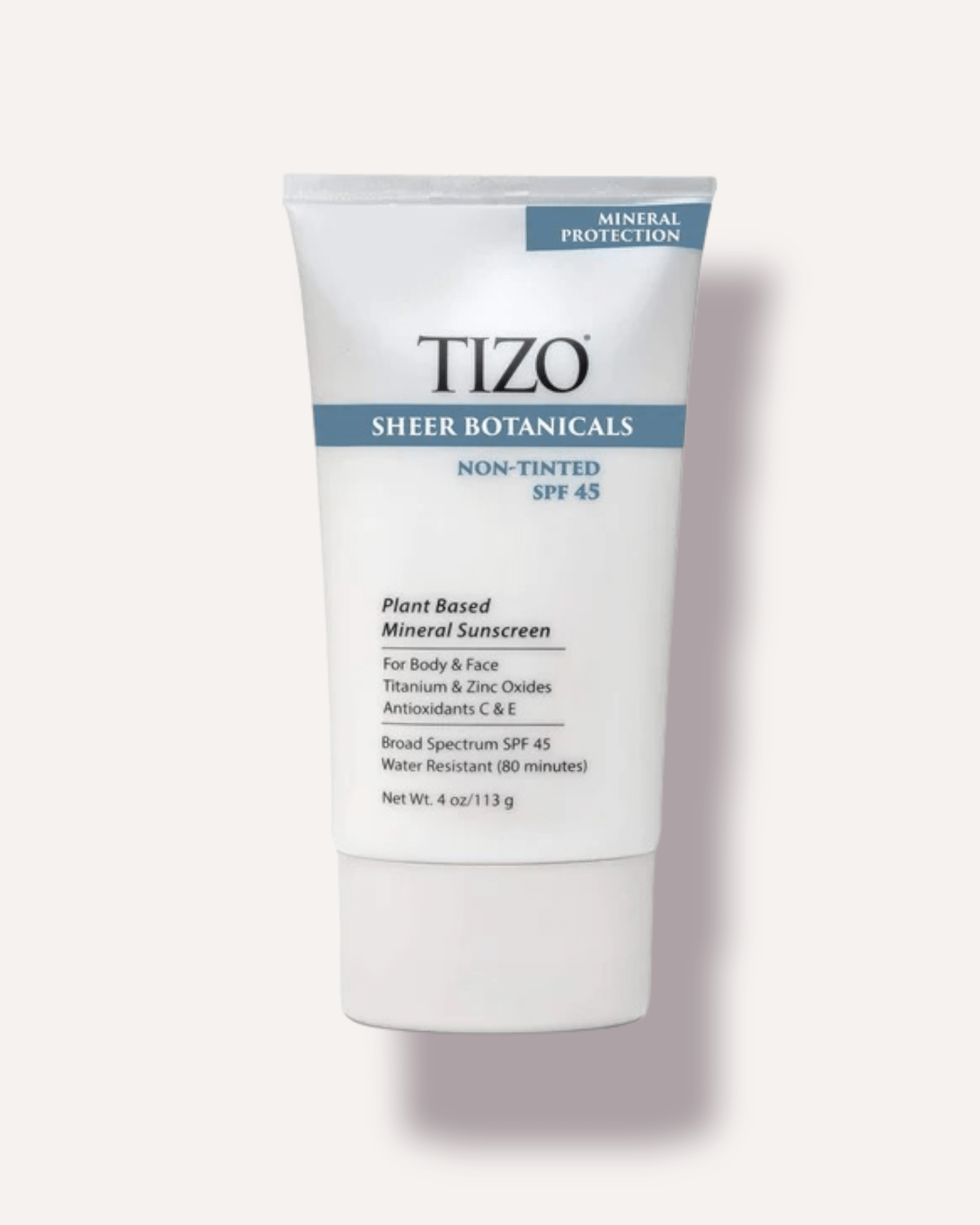 TIZO Sheer Botanicals Body and Face SPF 45 - Skin Love Cream